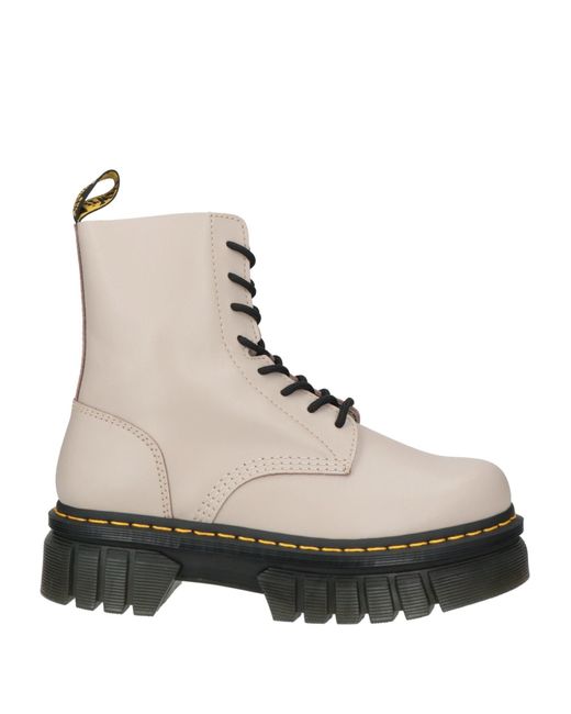 Dr. Martens Natural Ankle Boots Leather