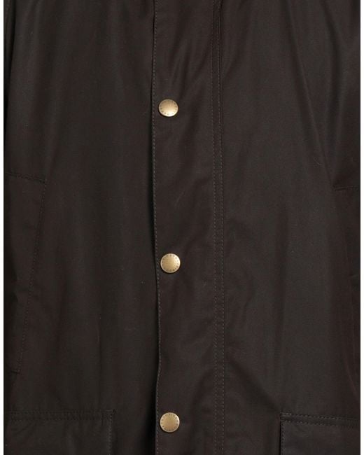 Barbour Black Jacket Cotton for men