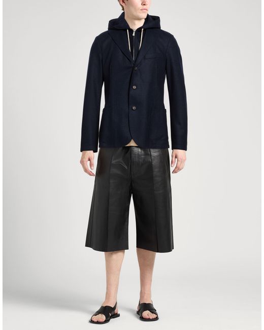 Eleventy Blue Jacket Wool, Polyamide for men