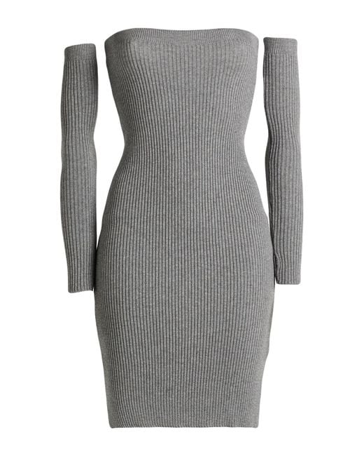 Haveone Gray Mini Dresses