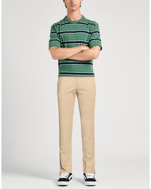 Alviero Martini 1A Classe Natural Sand Pants Cotton, Elastane for men
