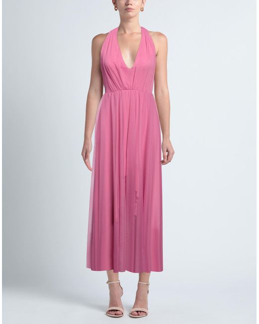 Rinascimento Pink Maxi Dress