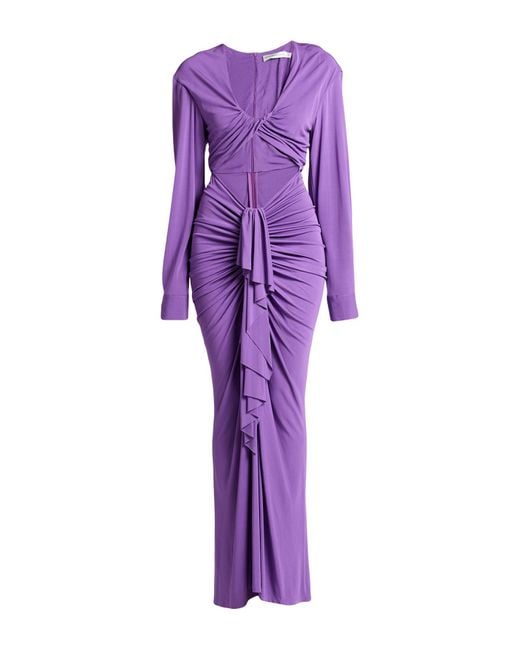Christopher Esber Purple Maxi Dress Viscose