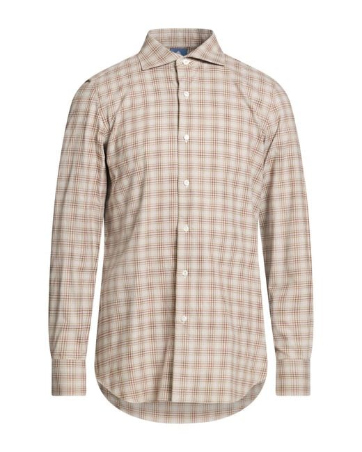 Finamore 1925 Natural Shirt Cotton for men