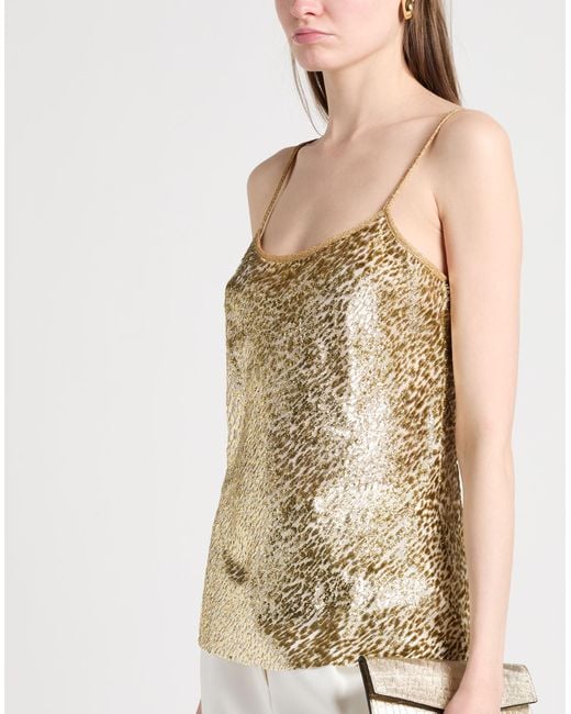 Top Jucca de color Metallic