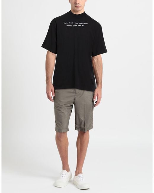 FEDERICO CINA Black T-Shirts for men