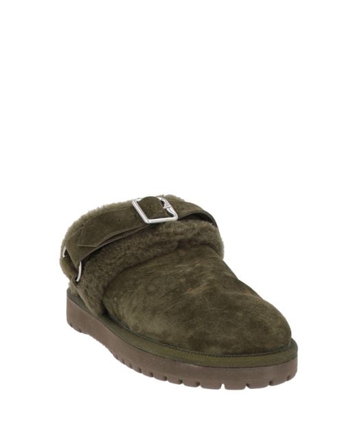 Burberry Green Mules & Clogs Leather for men