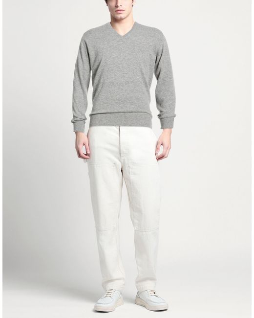 William Lockie Gray Jumper for men