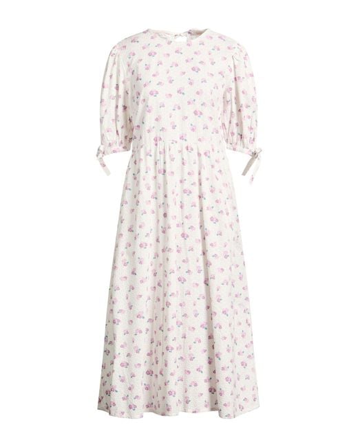 Barbour White Midi Dress
