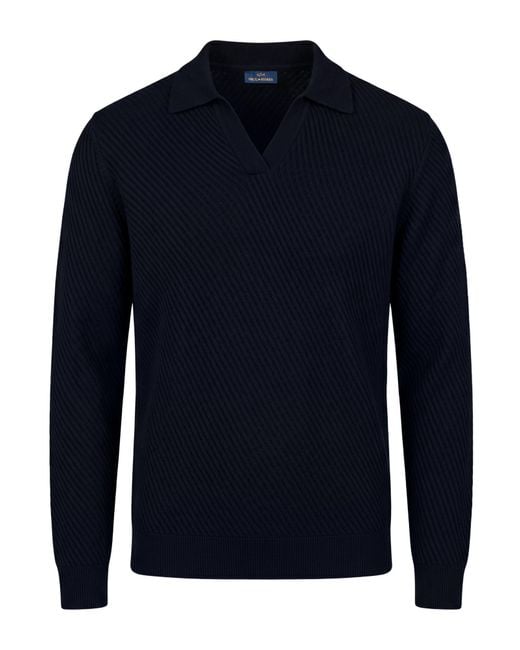 Paul & Shark Blue Sweater Virgin Wool for men