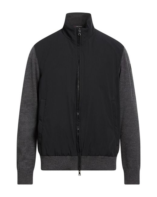 Paul & Shark Black Jacket Virgin Wool, Polyester, Elastane for men