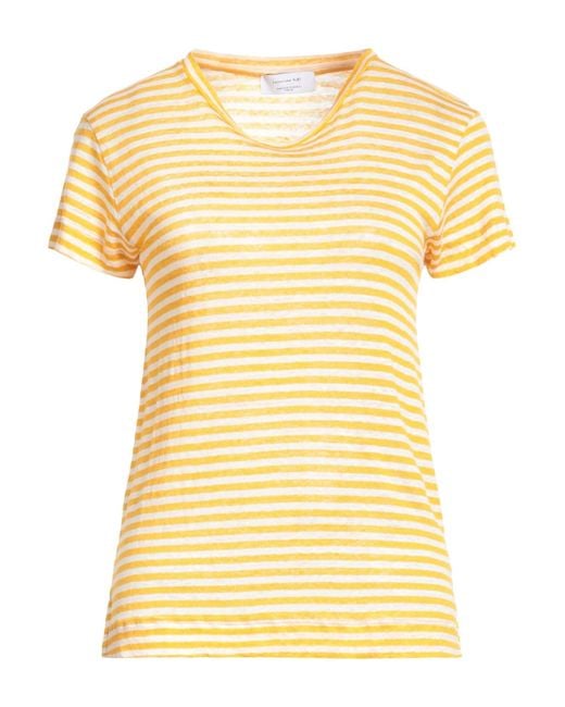 Daniele Fiesoli Yellow T-Shirt Linen