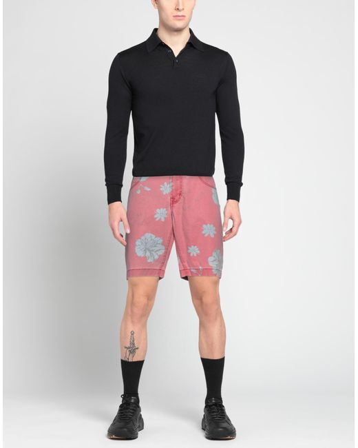 Jacob Coh?n Red Shorts & Bermuda Shorts Cotton, Elastane for men