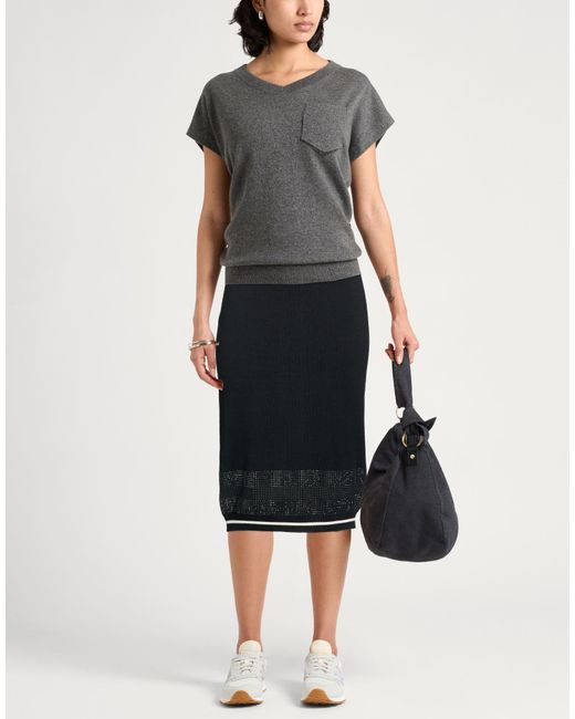 Liu Jo Black Midi Skirts