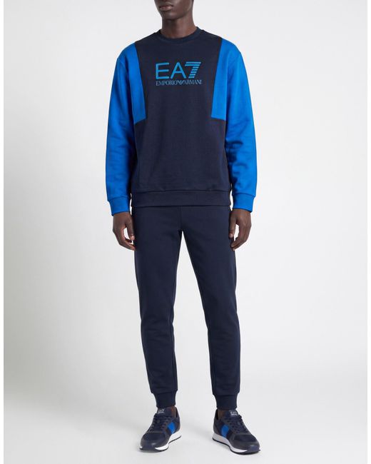EA7 Blue Sweatshirt for men