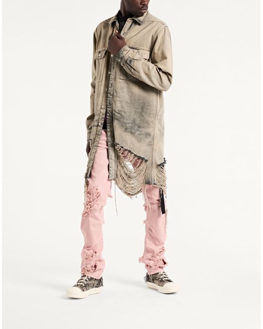 Rick Owens Gray Denim Outerwear Cotton for men