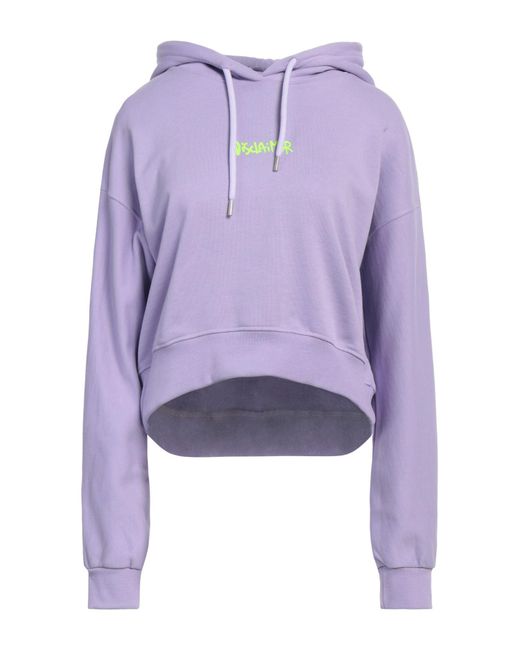 Sudadera DISCLAIMER de color Purple