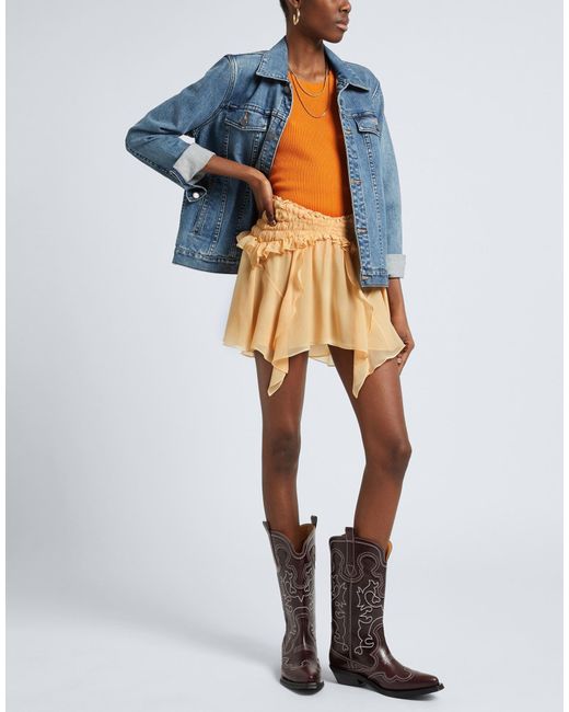 Isabel Marant Natural Mini Skirt