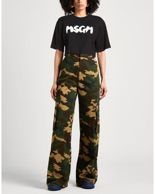 Camiseta MSGM de color Black