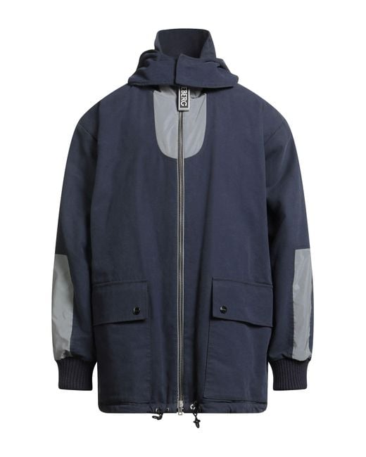 Iceberg Blue Jacket Cotton, Polyester for men