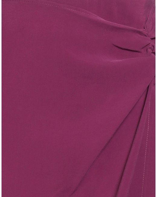 8pm Purple Midi Skirt Rayon, Polyester