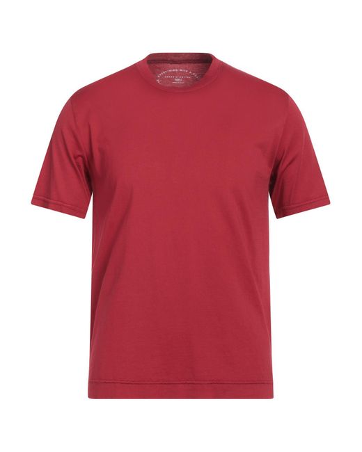 Fedeli Red T-shirt for men