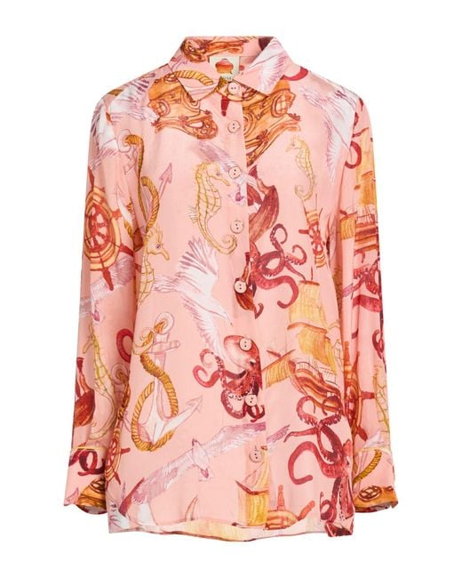 Farm Rio Pink Shirt