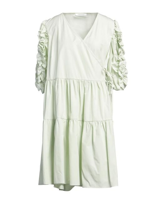 CECILIE BAHNSEN Green Mini-Kleid