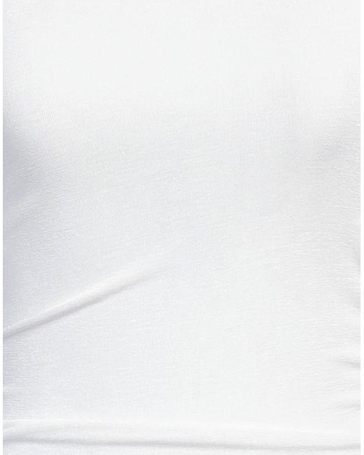 Gaelle Paris White Midi-Kleid
