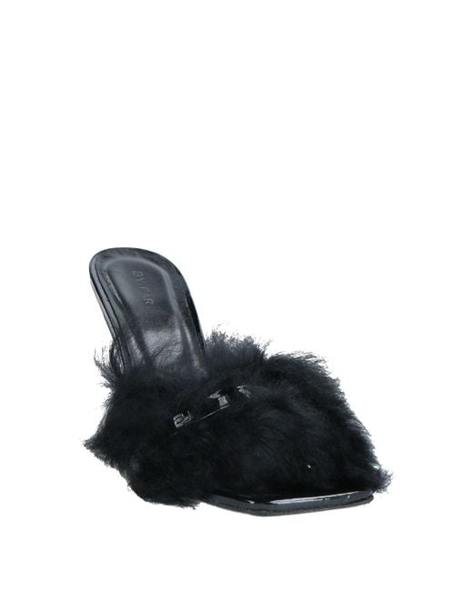By Far Black Sandals