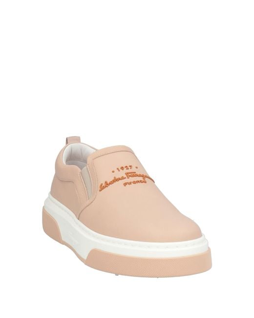 Ferragamo Pink Sneakers Calfskin