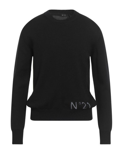 N°21 Black Sweater Virgin Wool for men