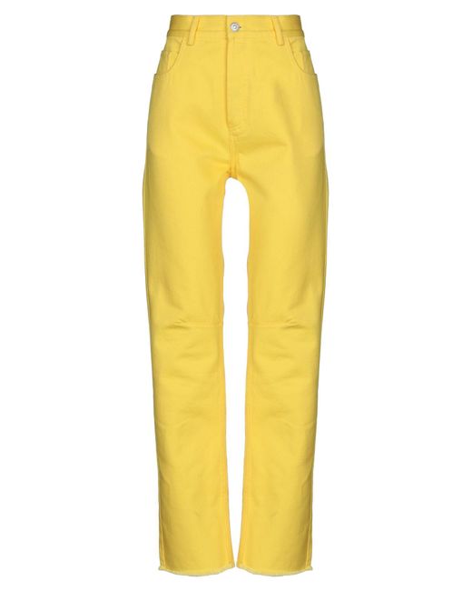 Céline Yellow Denim Pants