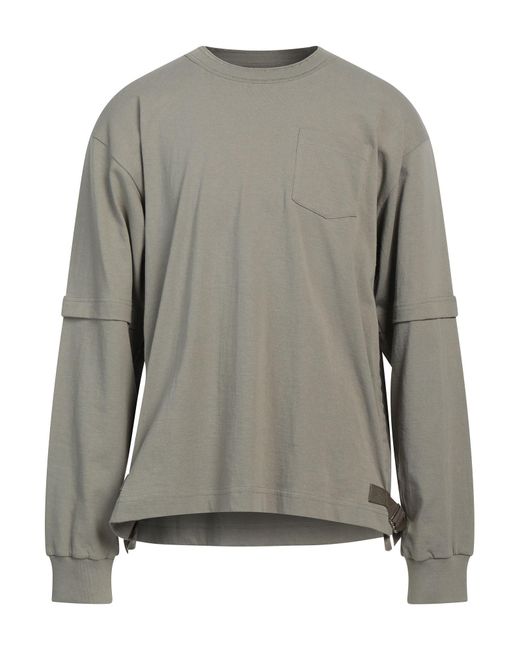 Sacai Gray T-shirt for men