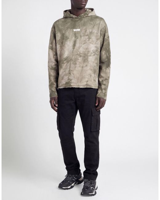 DISCLAIMER Gray Military Sweatshirt Cotton for men