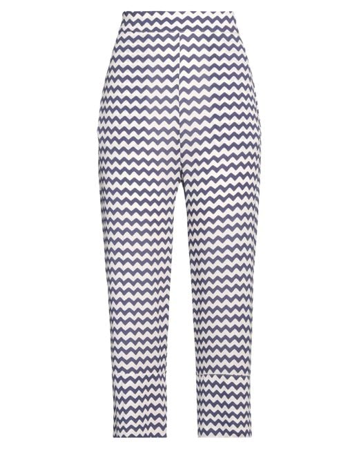 Semicouture Blue Trouser