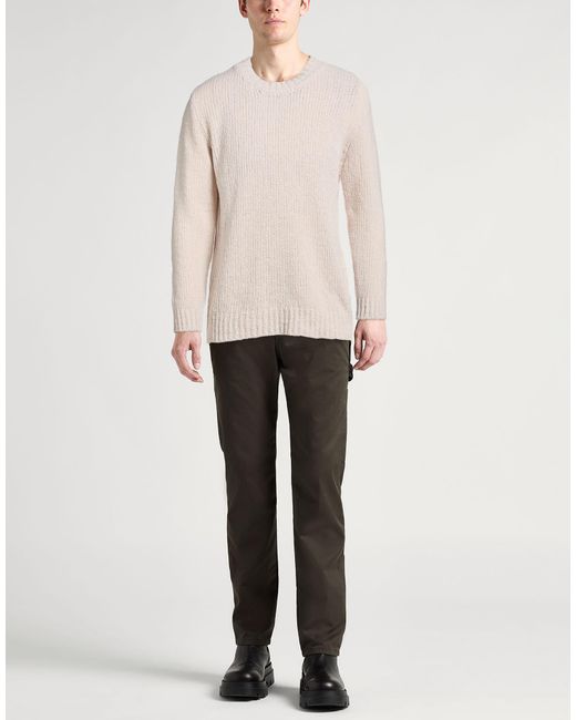 Daniele Fiesoli White Lab Sweater Merino Wool for men