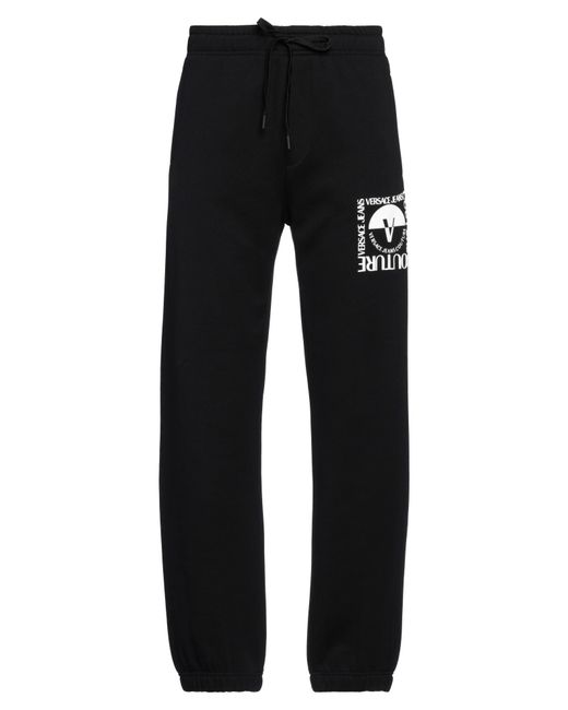 Versace Jeans Couture Black Pants Cotton for men