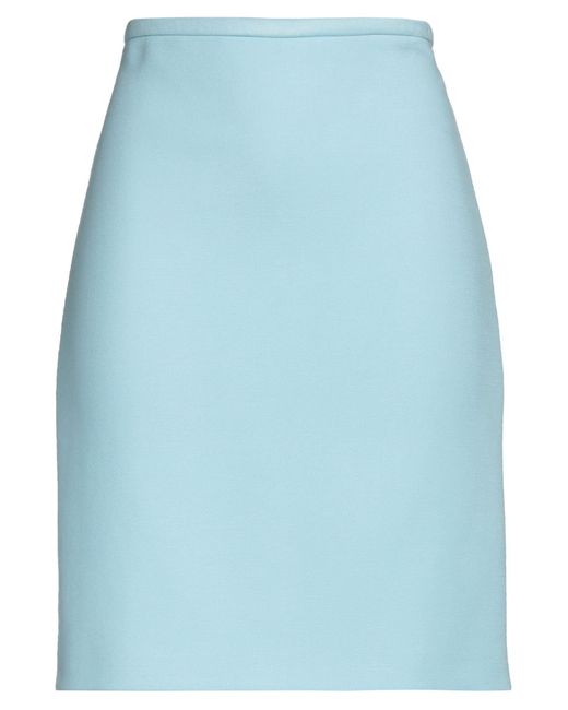 Sportmax Blue Mini Skirt
