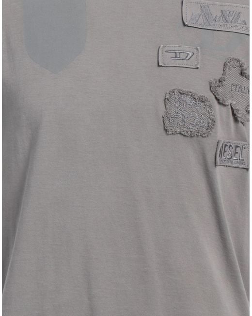 DIESEL T-shirts in Gray für Herren