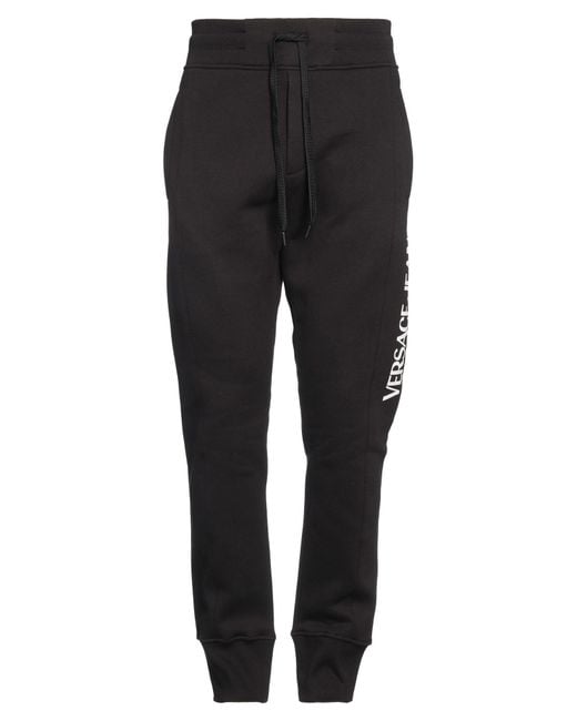 Versace Jeans Couture Black Pants Cotton for men