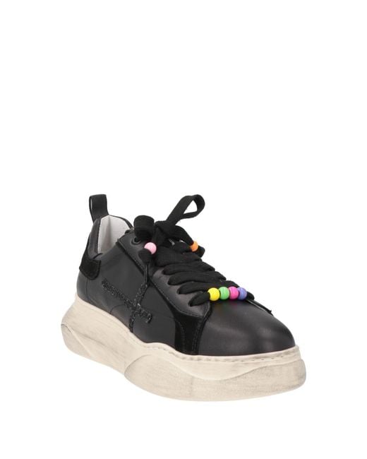 GIO+ Black Sneakers Leather