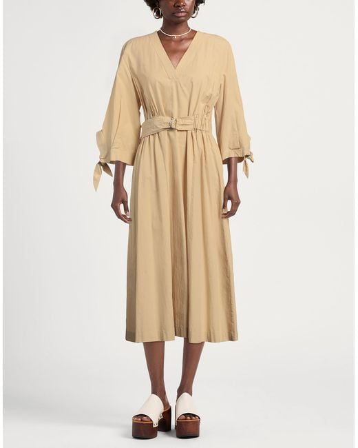 Ottod'Ame Natural Midi Dress