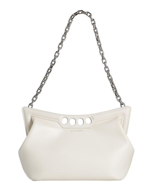 Alexander McQueen White Handbag
