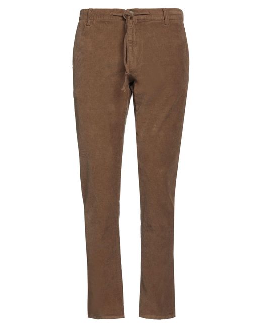 Grey Daniele Alessandrini Brown Pants for men