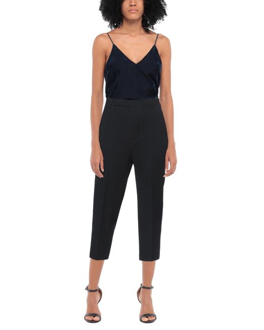 Rick Owens Blue Cropped Pants