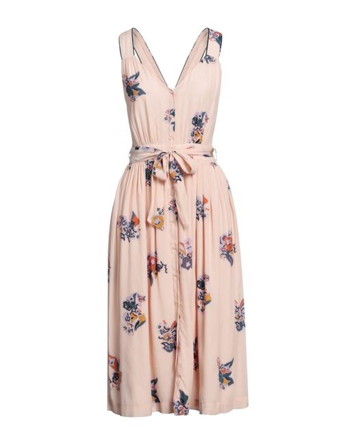 Sessun Pink Midi Dress