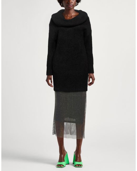 Alpha Studio Black Turtleneck