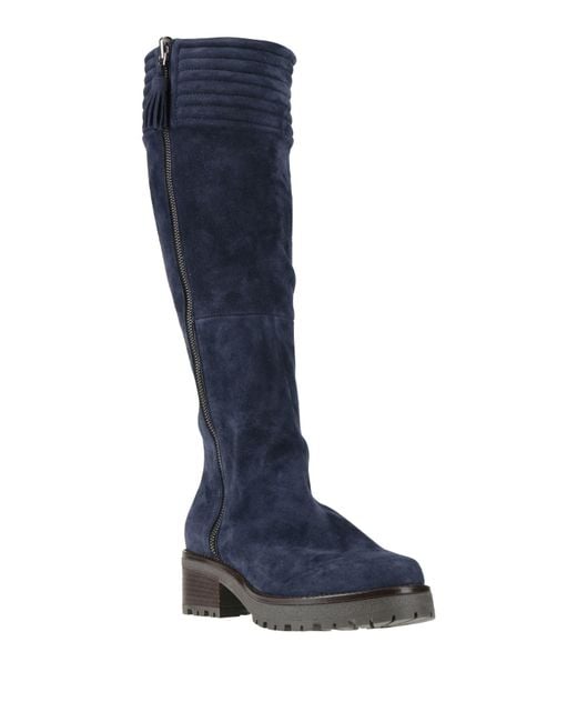 Antonio Barbato Blue Boot Leather