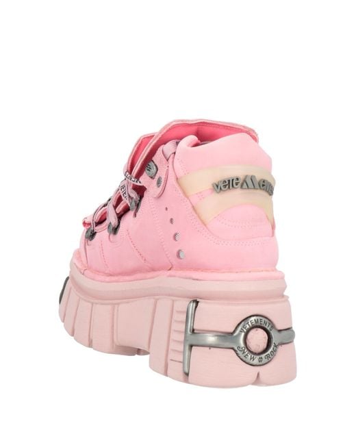Vetements Pink Sneakers